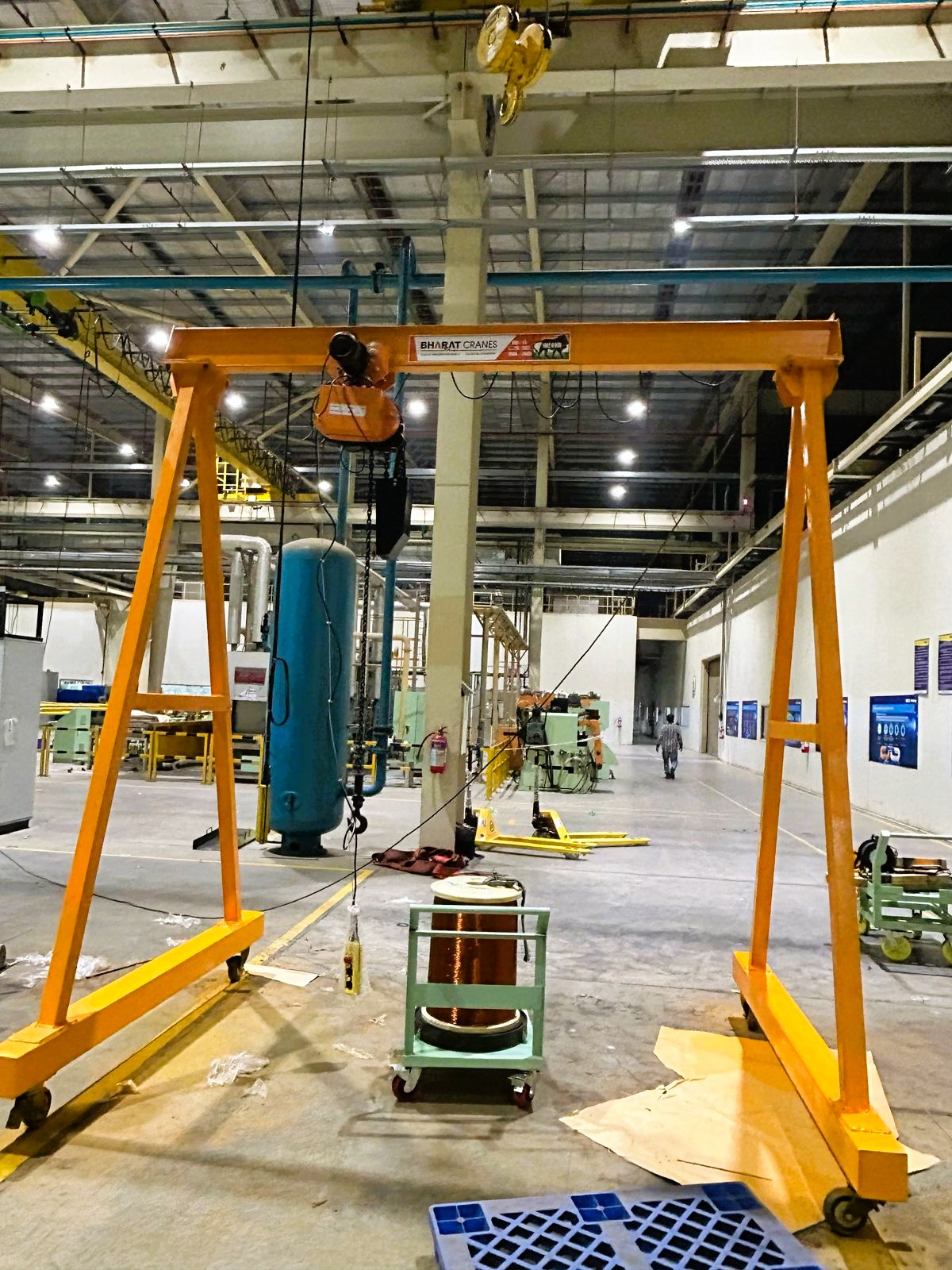 Portable Gantry Crane / Manually Operated Goliath Crane